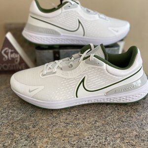 Nike React Infinity‎ Pro 2 Shoes DJ5593-102 White Green Spikeless Mens Size 12